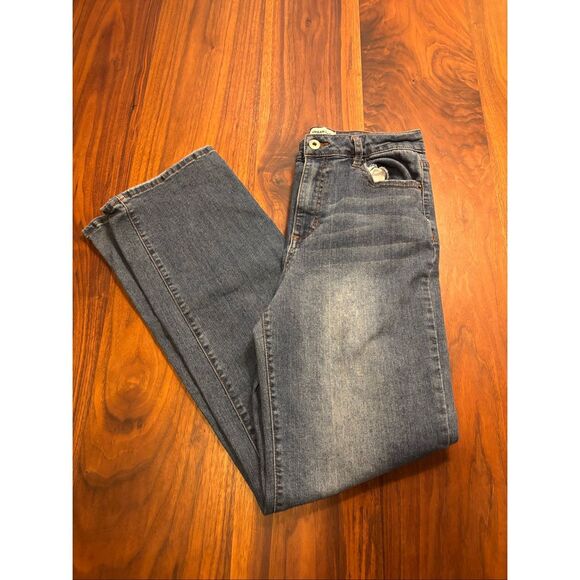 Urban Rise Boy’s Blue Denim Mid-Rise Straight Leg Jeans Medium Wash Size 16 - Picture 1 of 7